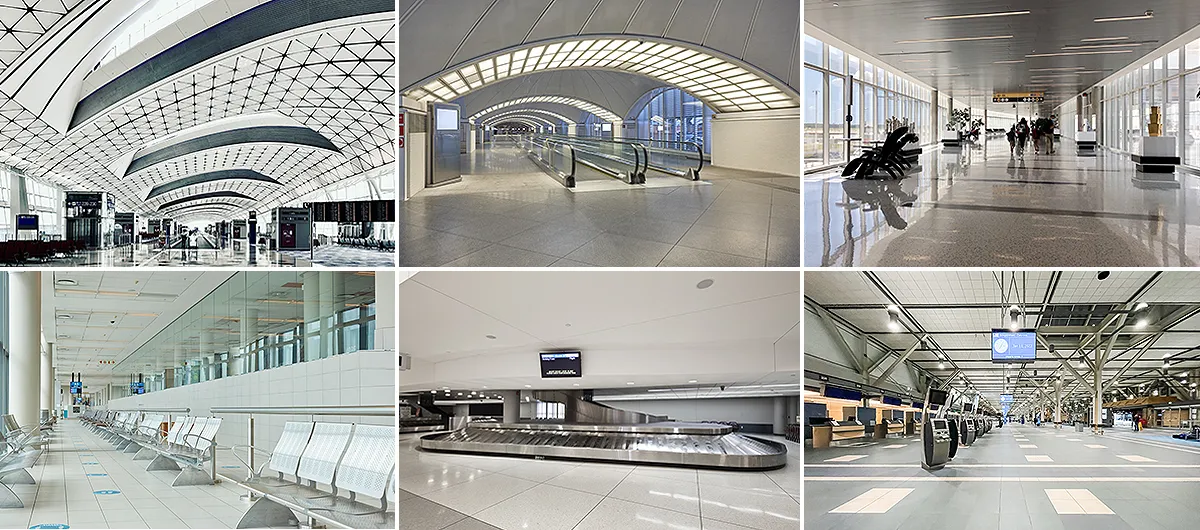 달라스 포트워스 국제공항 내부 전경